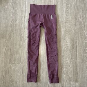 Maroon Gymshark Leggings
